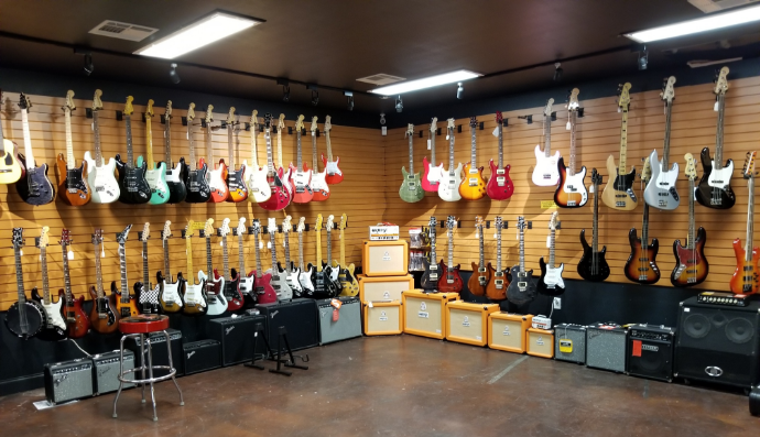 guitar store picture